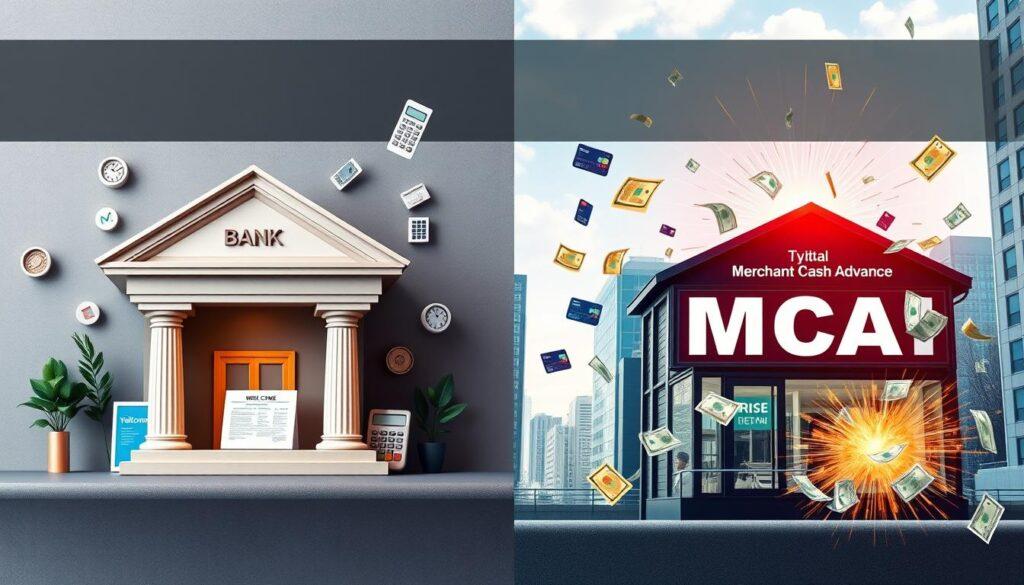 business loan vs MCA