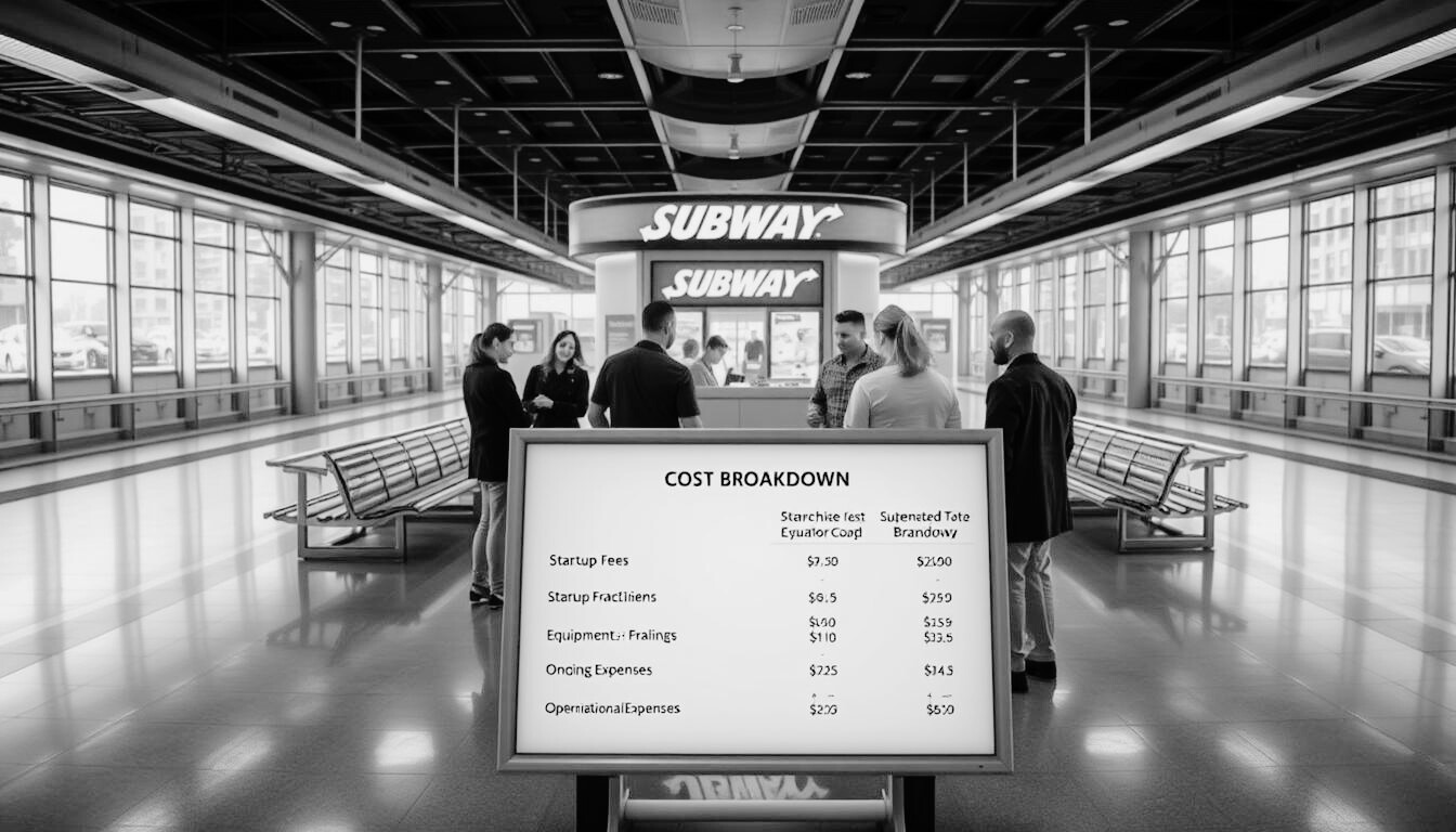 how much cost start subway franchise