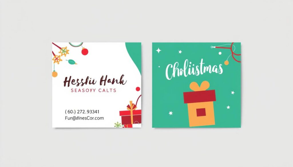 Revenued Business Card for seasonal business