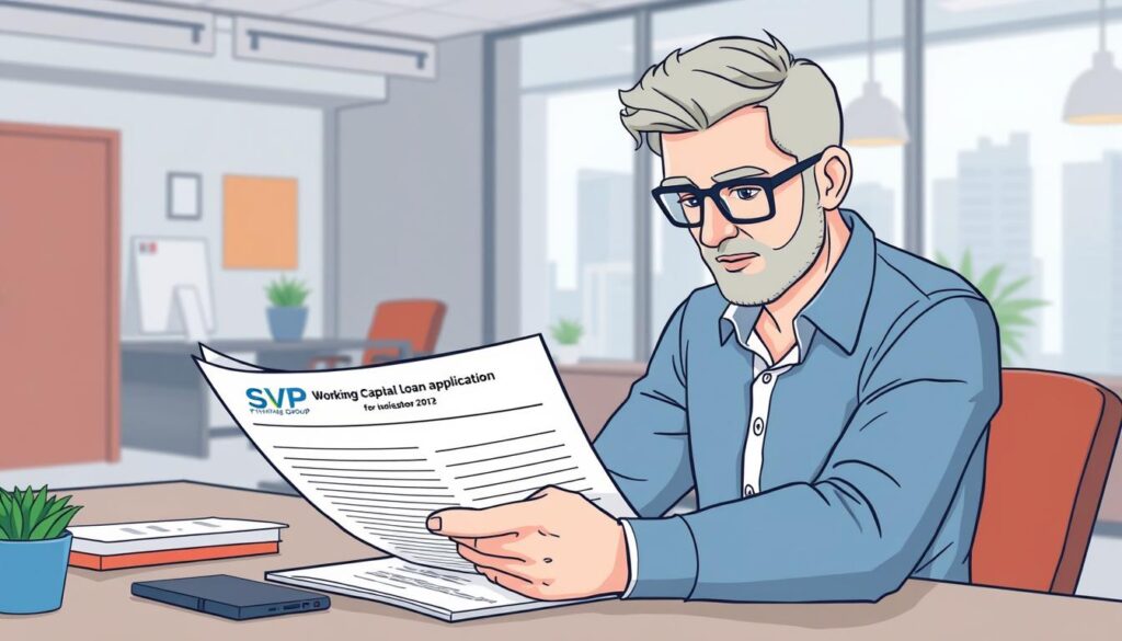 apply for working capital SVP Funding